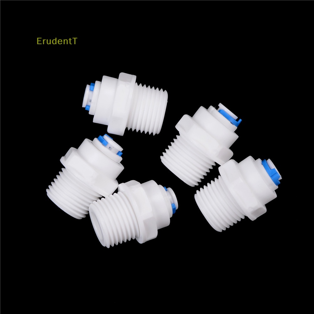 erudentt-ท่อเชื่อมต่อน้ํา-ro-เกลียวตัวผู้-1-4-นิ้ว-1-2-นิ้ว-5-ชิ้น-ใหม่