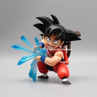 โมเดลฟิกเกอร์ Pvc อนิเมะ Dragon Ball Son Goku Turtle Pie Qigong ขนาด 13 ซม. ของเล่นสําหรับเด็ก