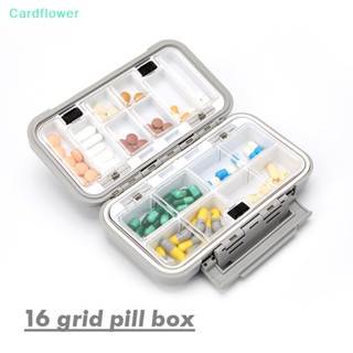 &lt;Cardflower&gt; กล่องเก็บยา แบบพกพา สําหรับเดินทาง ลดราคา