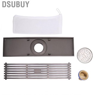 Dsubuy Shower Floor Drain Bathroom Linear with Storage Bag for Balcony