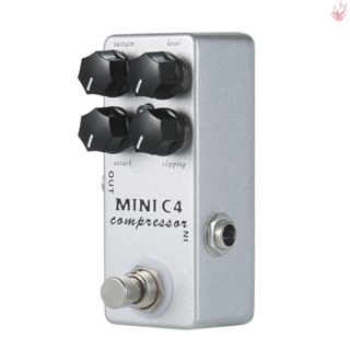 Y-moskyaudio MINI C4 แป้นเหยียบเอฟเฟคกีตาร์