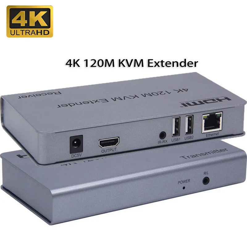 4K 120M HDMI KVM Extender 1080P 60M HDMI USB Extension รองรับคีย์บอร์ด ...