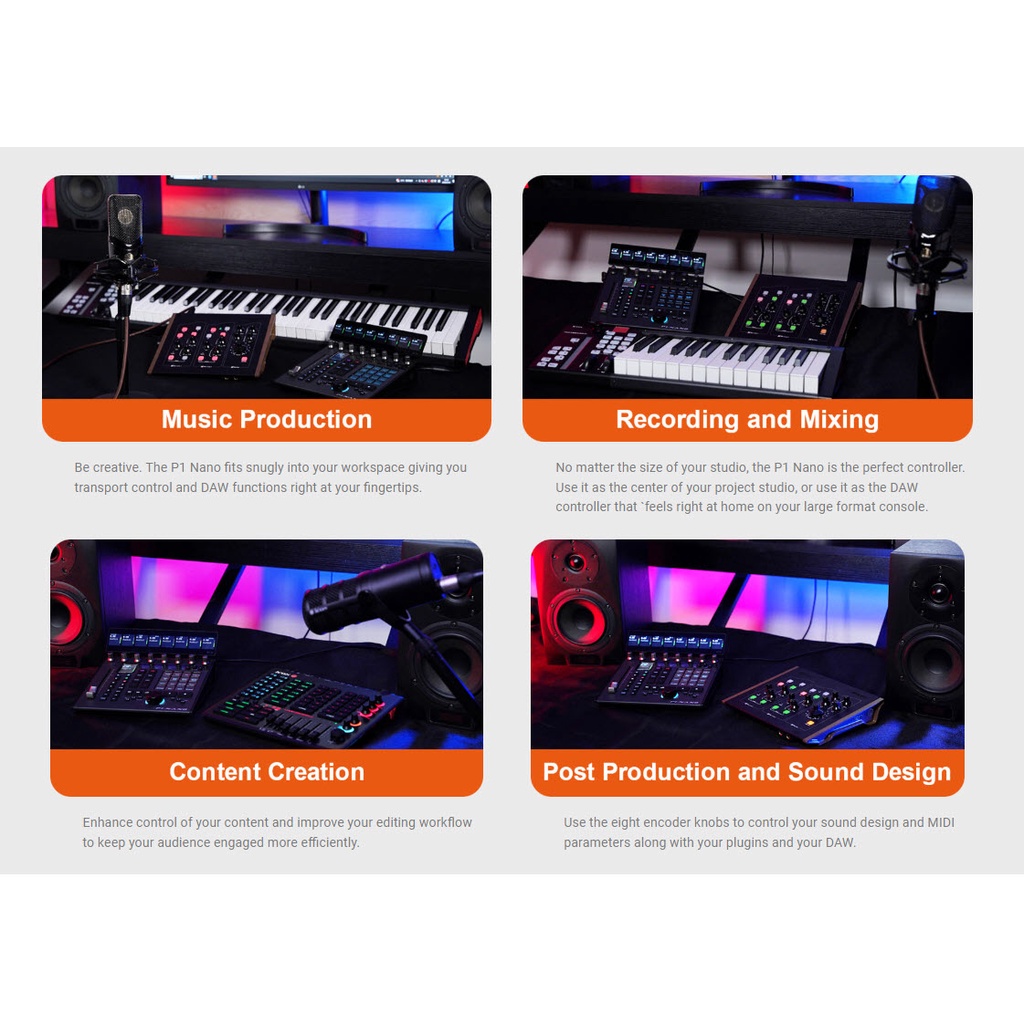 iCon P1-Nano Fader daw controller คอนโทรลเลอร์ปรับแต่เสียง DAW ปลั๊คอิน ...
