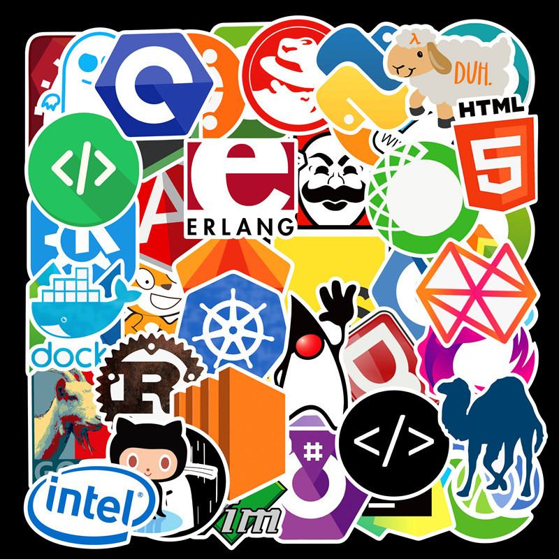 100ชิ้น/เซ็ต สติ๊กเกอร์ศิลปะรหัส JAVA สติ๊กเกอร์สติ๊กเกอร์แฟชั่น Doodle ...