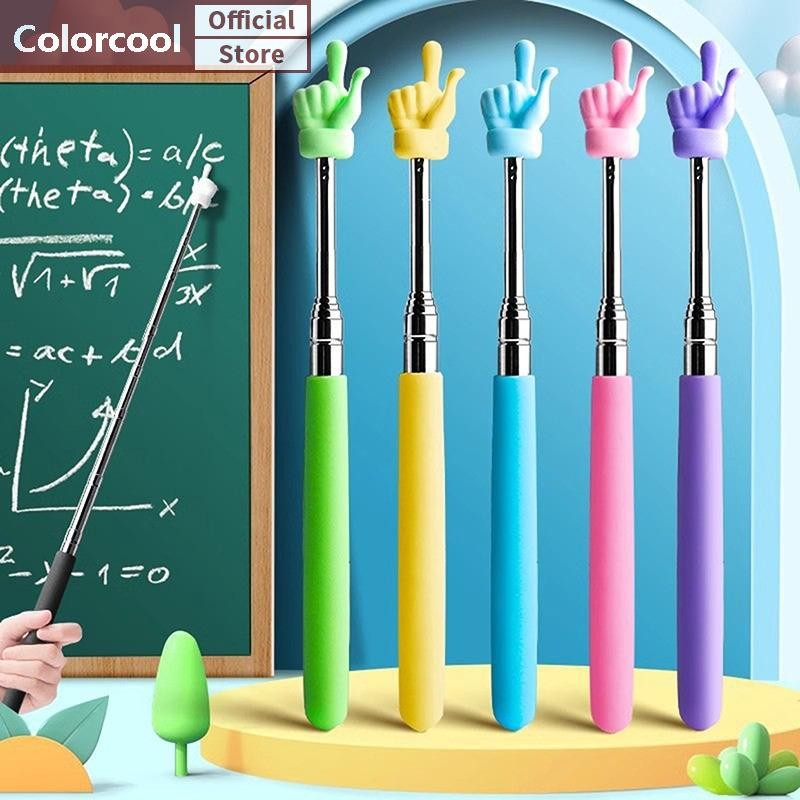 Th 1/2PCS Retractable สแตนเลส Telescopic Rod ครูนิ้วมืออ่าน Stick ท่อง ...