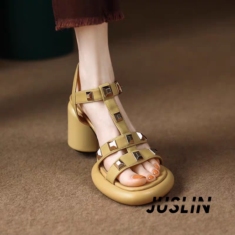 juslin-รองเท้าแตะผู้หญิง-ส้นแบน-ใส่สบาย-สไตล์เกาหลี-รองเท้าแฟชั่น-2023-ใหม่-สไตล์เกาหลี-fashion-korean-style-ทันสมัย-b98g0ql-37z230910