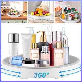 Lazy Susan ถาดวางเครื่องสําอาง เครื่องเทศ หมุนได้ 360 องศา ใช้ซ้ําได้ SHOPSBC6089