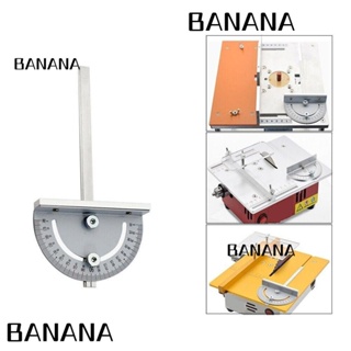 Banana1 ไม้บรรทัดวัดมุมโต๊ะเลื่อยวงเดือน สล็อตตัว T ขนาดเล็ก สําหรับงานไม้ DIY