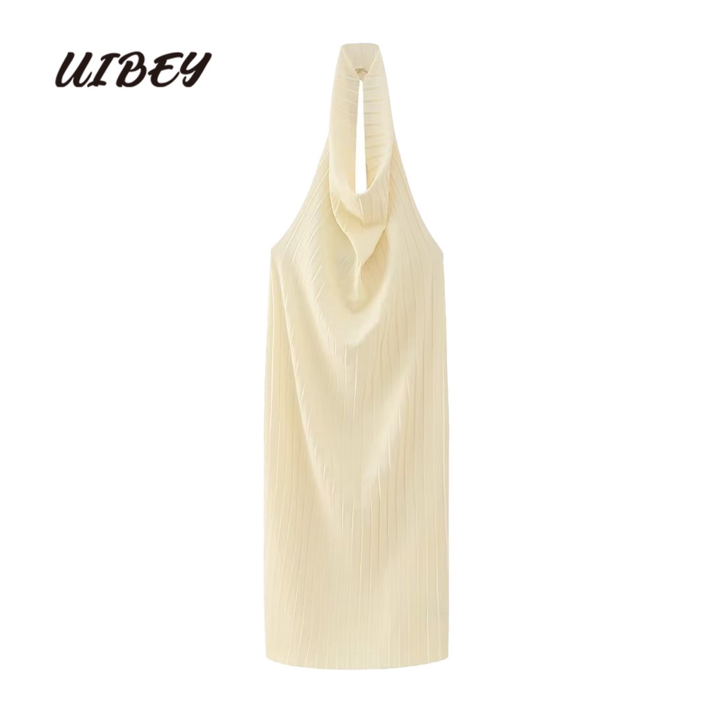 uibey-ชุดเดรส-จับจีบ-เปิดหลัง-แฟชั่น-3960