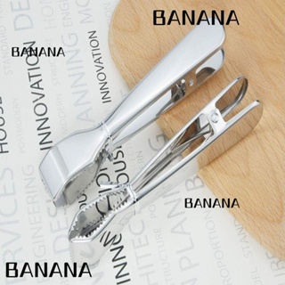 Banana1 ที่คีบน้ําแข็ง สเตนเลส สีเงิน 6.7 นิ้ว สําหรับถังน้ําแข็ง 2 ชิ้น