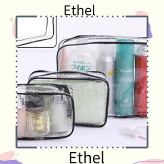 Ethel1 กระเป๋าเครื่องสําอาง PVC กันน้ํา สําหรับเดินทาง