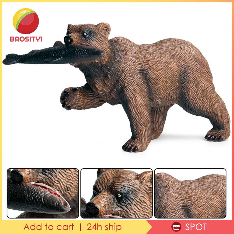 baosity1-ฟิกเกอร์-รูปปั้นสัตว์ป่า-หมี-เสมือนจริง-ของเล่นเสริมการเรียนรู้-สําหรับเด็ก