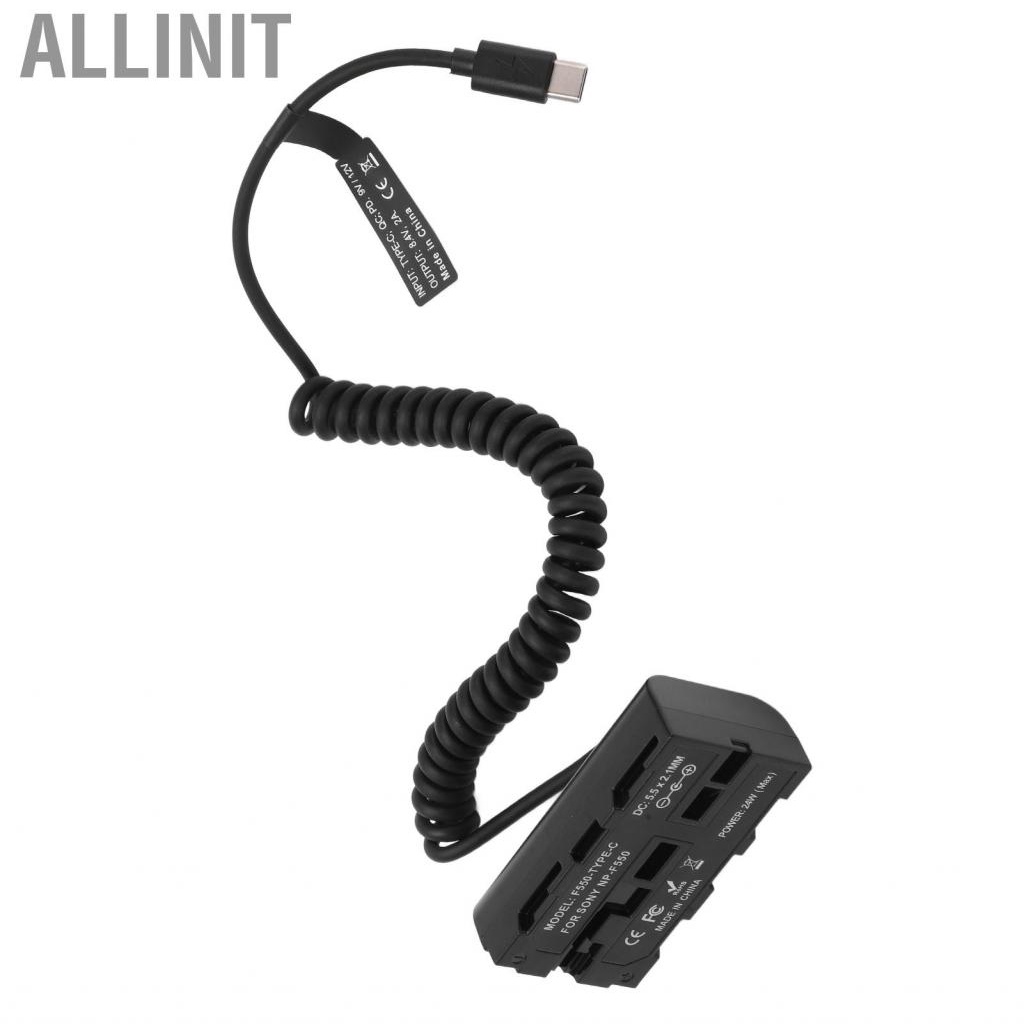 allinit-external-power-supply-long-lasting-good-cooling-effect-type-c-to-np-f550-spring-core-dummy-less-heat-for-monitors-with