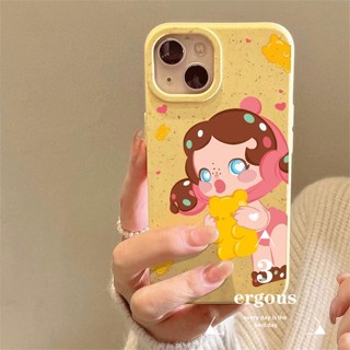 เคสป้องกันโทรศัพท์มือถือ แบบนิ่ม ลายการ์ตูนผู้หญิง และหยิก ย่อยสลายได้ เป็นมิตรกับสิ่งแวดล้อม สําหรับ iPhone 11 13 12 14 Pro Max 8 7 6 6s Plus SE2020 X Xr Xs Max