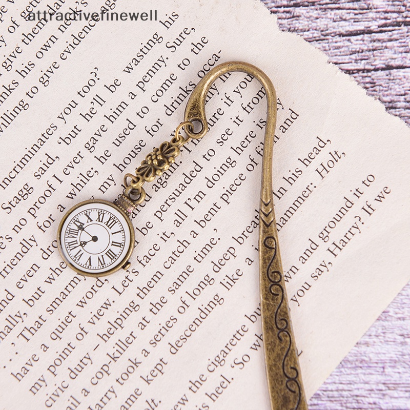 attractivefinewell-ที่คั่นหนังสือ-โลหะผสมบรอนซ์-สไตล์วินเทจ-ย้อนยุค-diy-สําหรับเป็นของขวัญ-tiv