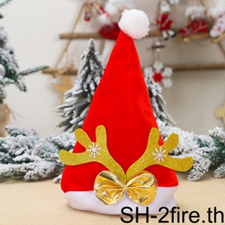 หมวกคริสต์มาส ซานตาคลอส สโนว์แมน กวางเรนเดียร์ ประดับโบว์ สําหรับเด็ก