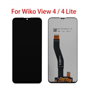 อะไหล่หน้าจอสัมผัสดิจิทัล LCD สําหรับ Wiko view 4 Lite view 4