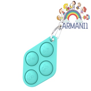 [armani1.th] พวงกุญแจของเล่นบีบกด บรรเทาความเครียด เรียบง่าย (สีเขียว)