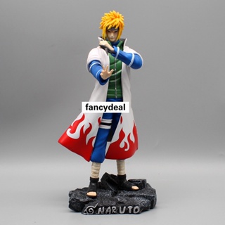 โมเดลฟิกเกอร์ PVC รูปปั้นอนิเมะ Naruto Shippuden The Fourth Hokage Minato Namikaze ขนาด 25 ซม. ของเล่นสําหรับเด็ก