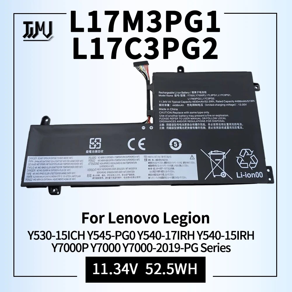 L17C3PG2 Akku für Lenovo Legion Y530 Y730 Y7000