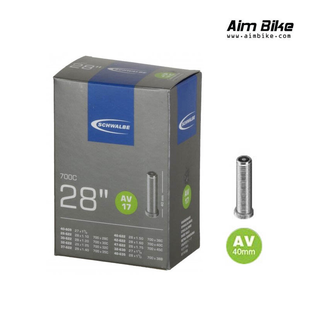 Camera D'Aria Schwalbe Extra Leggera 700x28-42mm - Valvola Presta 40mm, Confezione Da 2 Pezzi - Foto 3
