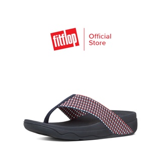 FITFLOP SURFA รองเท้าแตะแบบหูหนีบผู้หญิง รุ่น E84-442 สี Midnight Navy Mix