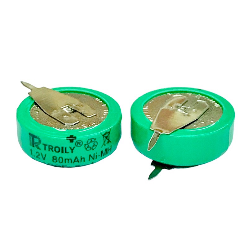 Battery TROILY-1.2V-80mAh รุ่นขาลงปริ๊น มีของพร้อมส่ง | Shopee Thailand