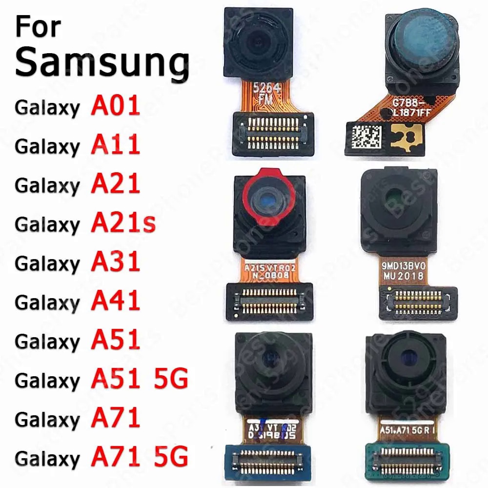 อะไหล่โมดูลกล้องเซลฟี่ ด้านหน้า สําหรับ Samsung Galaxy A01 A11 A21 A21s ...