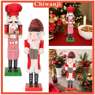 [Chiwanji] ตุ๊กตาไม้แครกเกอร์ พร็อพสําหรับตกแต่งปาร์ตี้คริสต์มาส