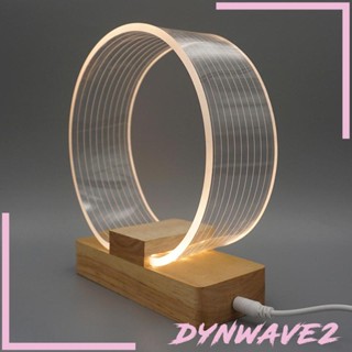 [Dynwave2] โคมไฟกลางคืนอะคริลิค สําหรับตกแต่งบ้าน