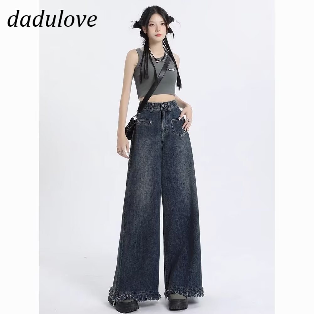 dadulove-new-american-ins-high-street-retro-jeans-niche-high-waist-loose-wide-leg-pants-plus-size-trousers