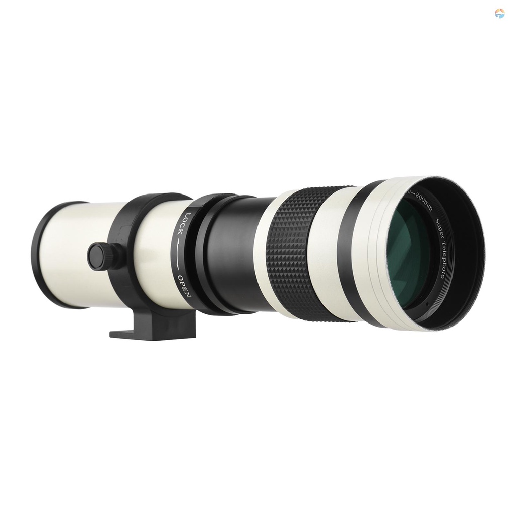 fsth-camera-mf-super-telephoto-zoom-lens-f-8-3-16-420-800mm-t-mount-with-universal-1-4-thread-replacement-for-canon-fujifilm-olympus-cameras