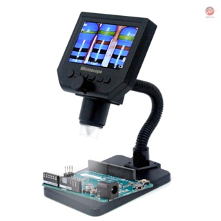 G600 Portable LCD Digital Microscope - High Brightness 8 LEDs, Built-in Lithium Battery, Perfect for Educational Purposes