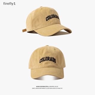[Firefly] หมวกเบสบอล ผ้าฝ้ายนิ่ม ปักลายโคโลราโด สไตล์เรโทร สําหรับผู้หญิง [TH]