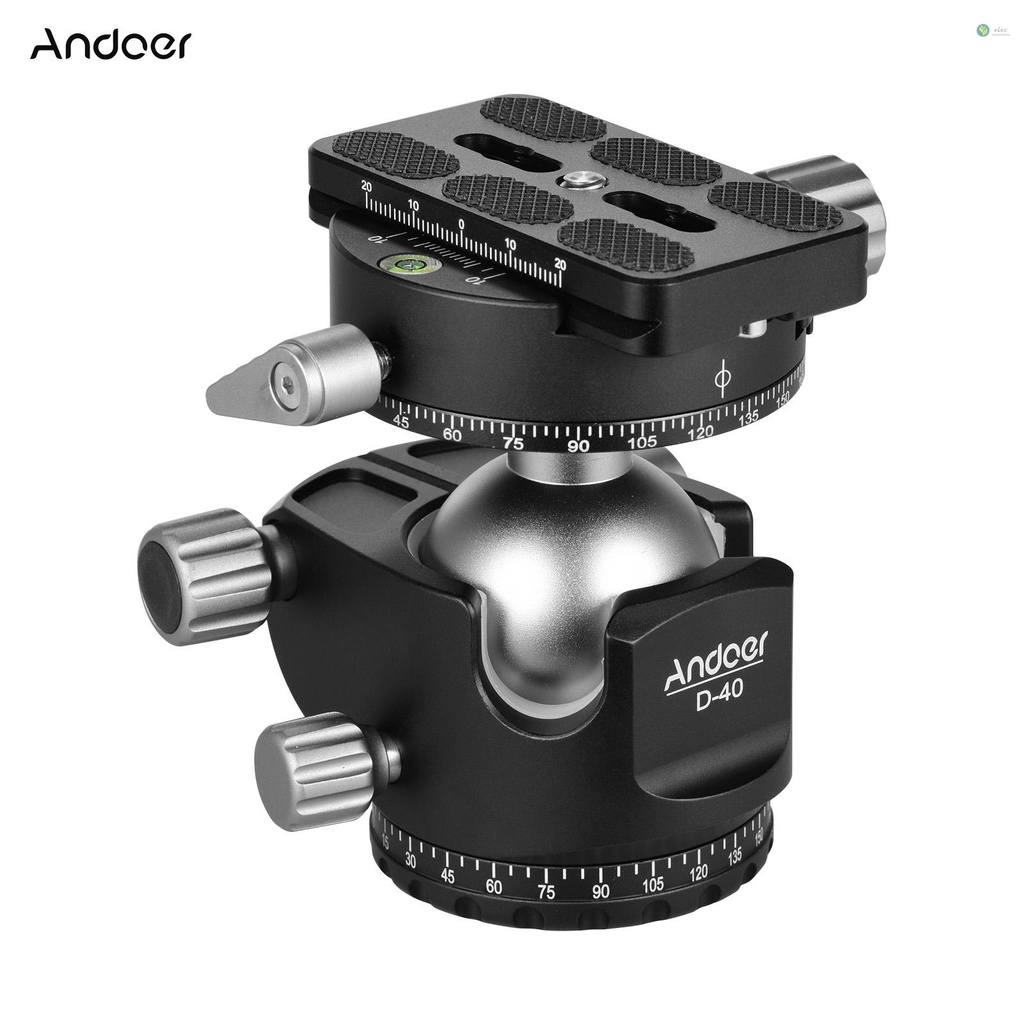 พร้อมส่ง-andoer-d-40-pro-หัวบอลอลูมิเนียมอัลลอยด์-cnc-สําหรับขาตั้งกล้อง-dslr-ildc