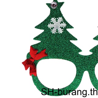 【Buran】แว่นตา กรอบลายคริสต์มาส สุ่มสี สําหรับเด็ก และผู้ใหญ่ ตกแต่งปาร์ตี้คริสต์มาส
