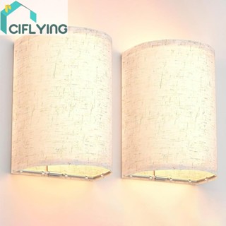 [Ciflys.Th] โคมไฟติดผนัง LED หรี่แสงได้ พร้อมรีโมตคอนโทรลไร้สาย สําหรับห้องนั่งเล่น ห้องโถง