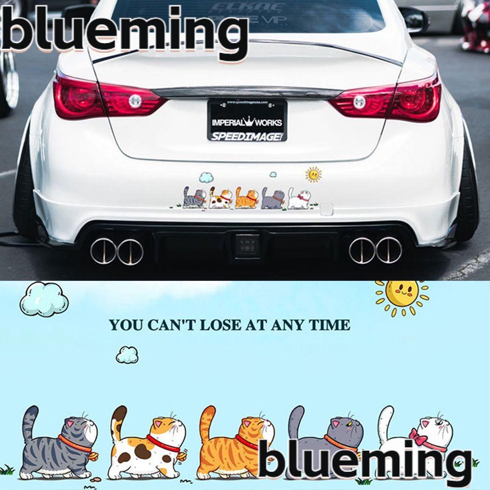 blueming2-สติกเกอร์-pvc-กันน้ํา-มีกาวในตัว-สําหรับติดตกแต่งหน้าต่างรถยนต์-บ้าน-แมวปีนเขา