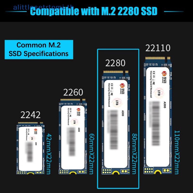 alittlese-ฮีทซิงค์ระบายความร้อน-m-2-m-2-ssd-nvme-อลูมิเนียม-บาง-สําหรับฮาร์ดดิสก์