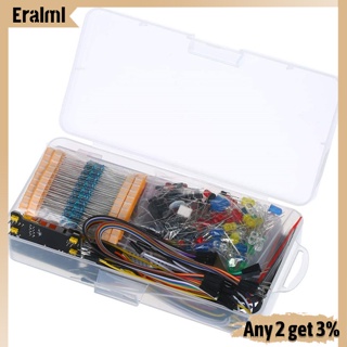 Eralml ชุดอัพเกรดเบรดบอร์ดอิเล็กทรอนิกส์ 830 จุด สําหรับ Uno R3 Mega2560