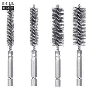 ⭐NEW ⭐Power Drill Cleaning Brush Set for Machinery Cleaning 4 Pieces 8mm 19mm Diameter