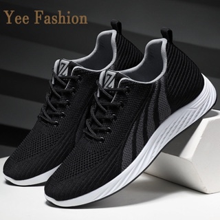 YEE Fashion รองเท้าผ้าใบผู้ชาย รองเท้าลำลองผู้ชาย  ท้าผ้าใบแฟชั่น สไตล์เกาหลี กีฬากลางแจ้ง ทำงาน ท้าลำลอง XYD2390VSH 37Z230912