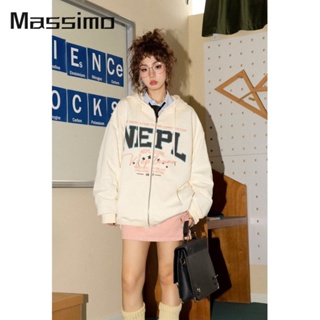 Massimo เสื้อกันหนาว เสื้อฮู้ด cozy Fashion ทันสมัย Durable WWY23903ID37Z230912