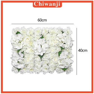 [Chiwanji] แผงดอกไม้ประดิษฐ์ ดอกกุหลาบ อเนกประสงค์ สําหรับงานแต่งงาน ปาร์ตี้