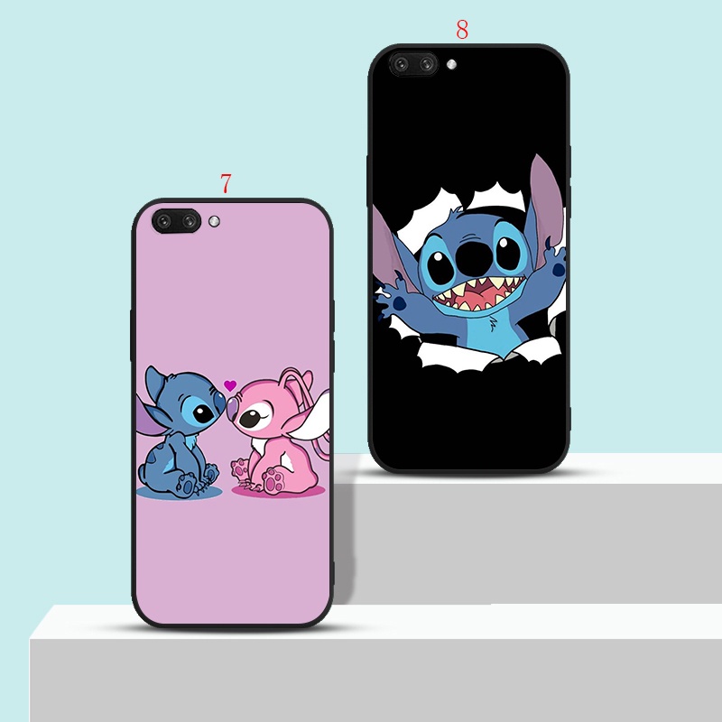 เคสโทรศัพท์มือถือแบบนิ่ม-ลายอะนิเมะ-stitch-1-สีดํา-สําหรับ-huawei-nova-4e-3i-5i-5t-p30-lite-p30-pro-h2