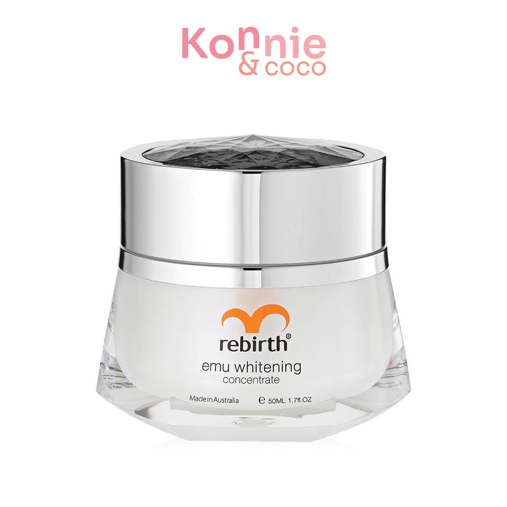 ครีมรีเบิร์ท-rebirth-emu-whitening-concentrate-50ml-จากส่วนประกอบของอีมู-ออยล์เข้มข้น-เหมาะสำหรับทากลางคืน