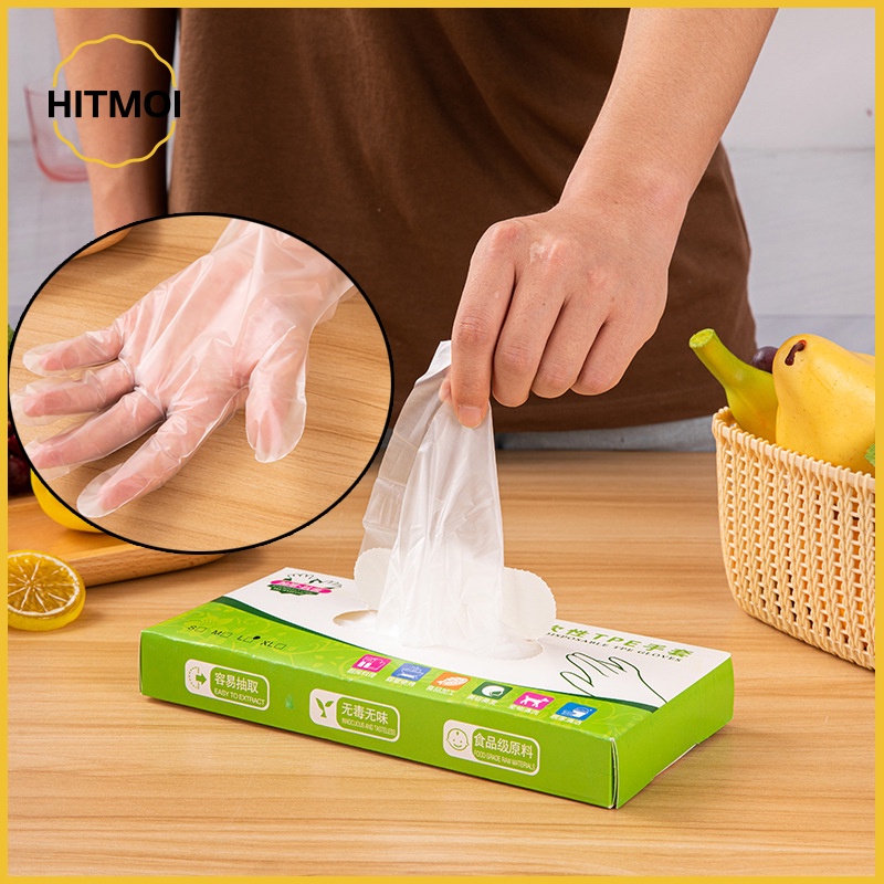 500-Pack TPE Disposable Gloves - Food Safe Kitchen Gloves For Cooking & Prep
