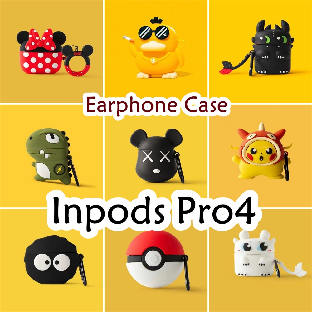【innovation】นําไปใช้กับ Inpods Pro4 เคส Case เคสหูฟัง รูปทรงสามมิติ ...