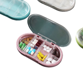 กล่องตลับ Portable Pill มีช่องใส่ยา 8ช่อง น้ำหนักเบา ฝาปิดแน่นหนา
