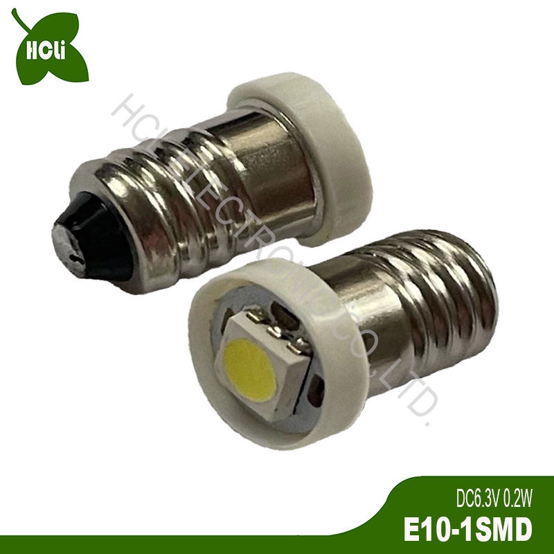 Bombilla LED COB Base E10 - 1.5V A 12V, Luz Blanca O Cálida, Ideal Para Linternas Y Proyectos